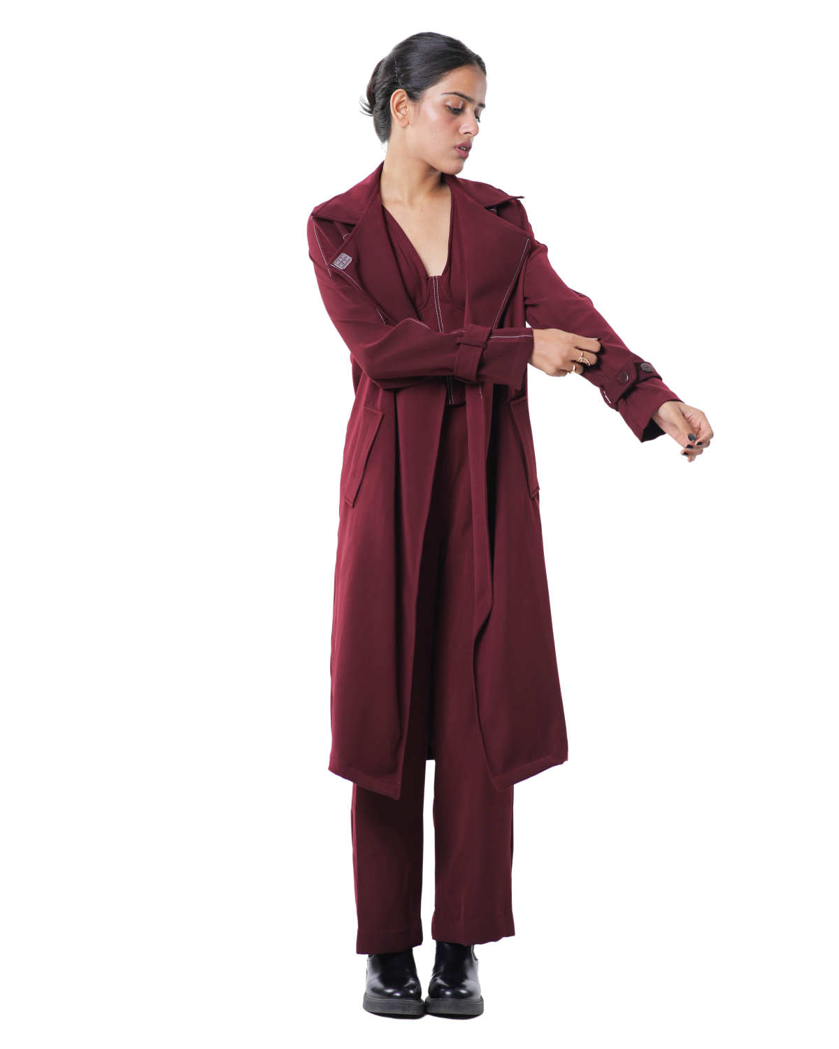 Trench Coat - Merlot