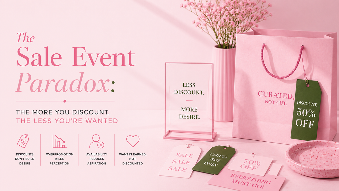The Sale Event Paradox: The More You Discount, The Less You're Wanted