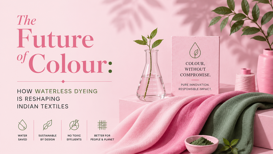 The Future of Colour: How Waterless Dyeing Is Reshaping Indian Textiles
