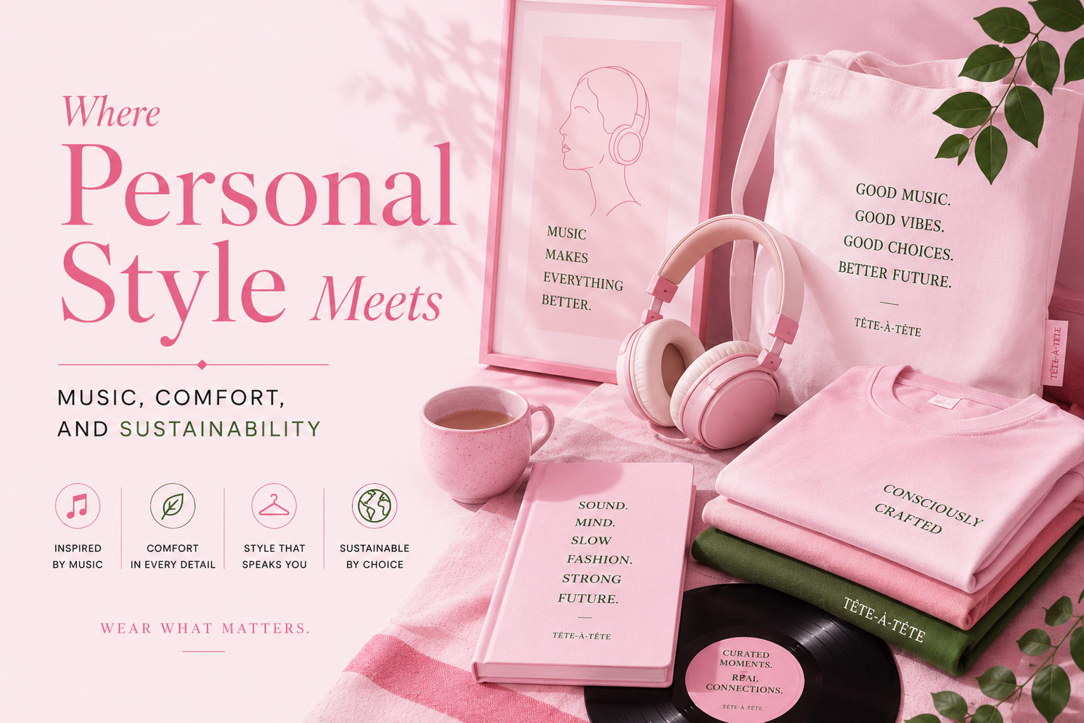 Where Personal Style Meets Music, Comfort, and Sustainability
