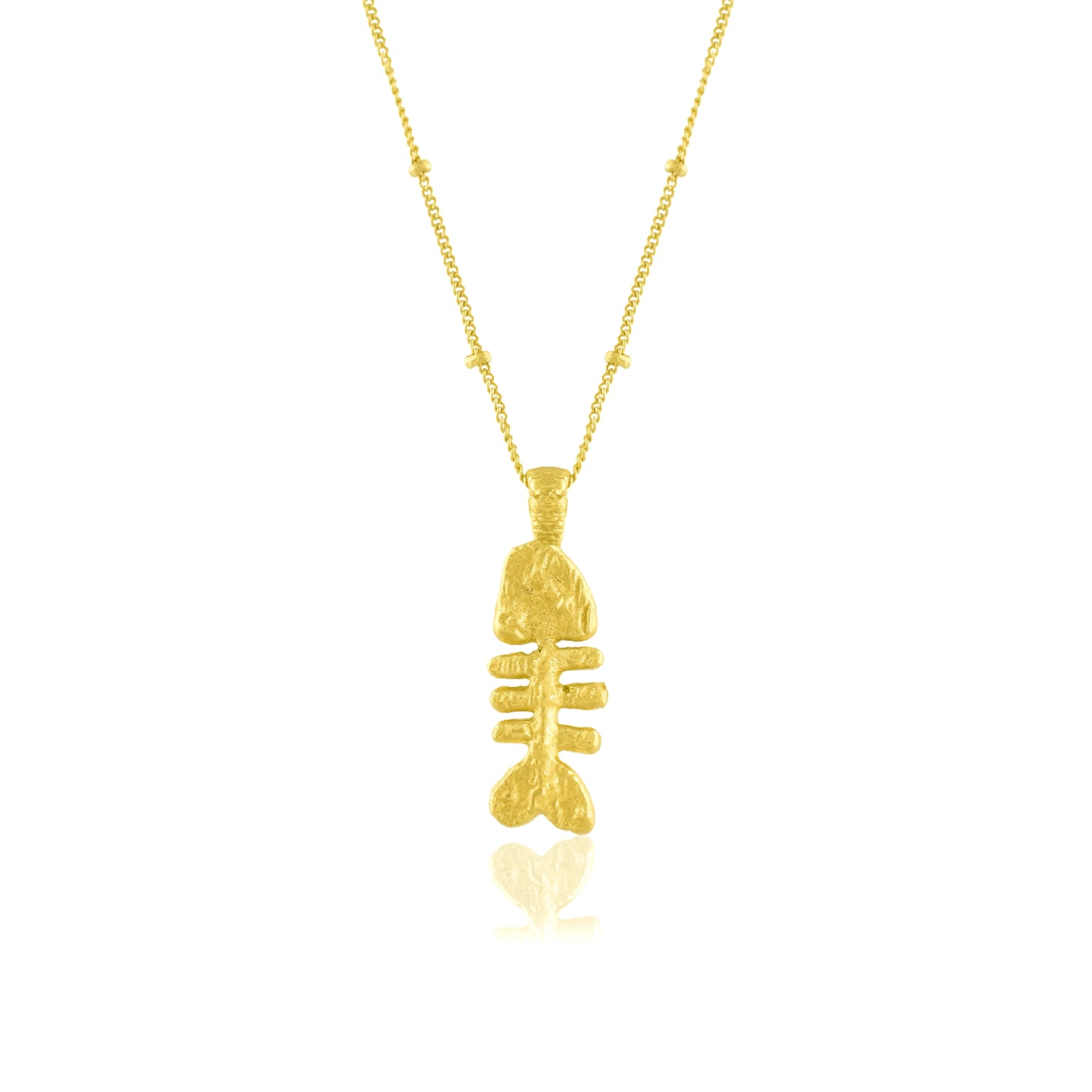 Vintage Fish Bone Necklace