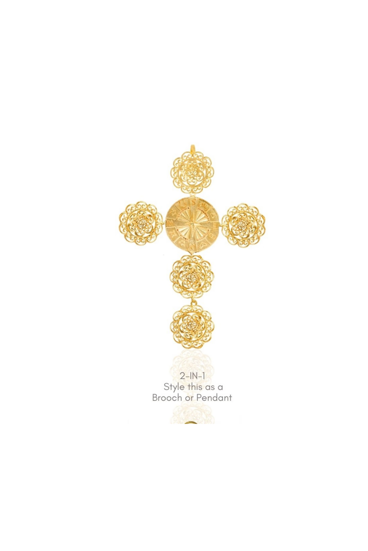 CROSS Direction Brooch & Pendant