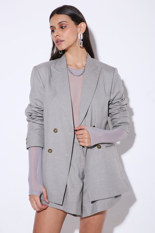 Moxie blazer - Boxy Blazer - Grey