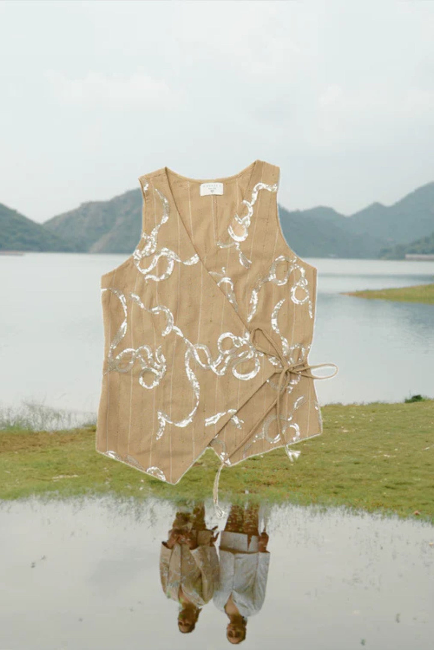 Star girl wrap top
