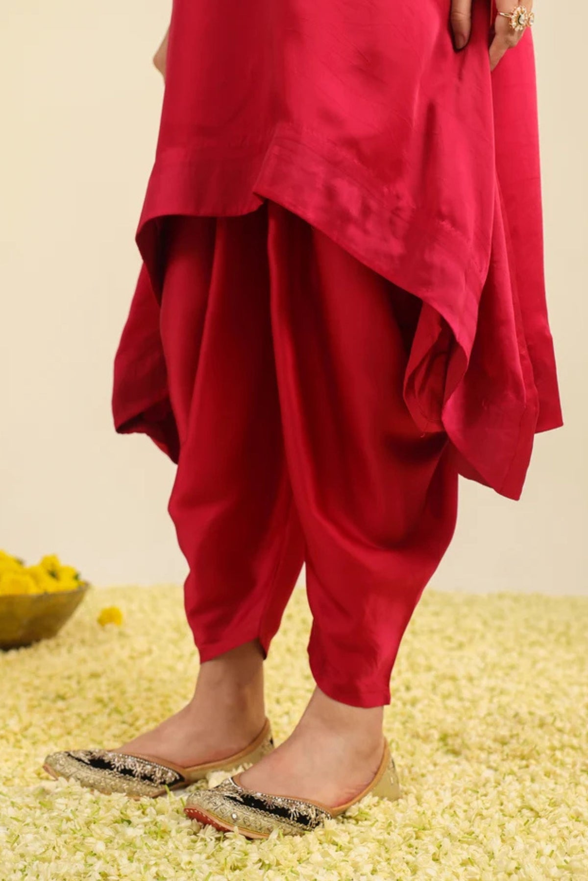 Red Amayra Kurta Set