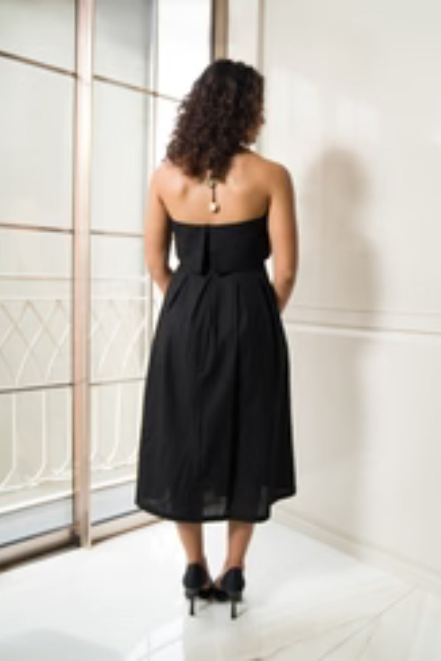 Dione Midi Dress - Black