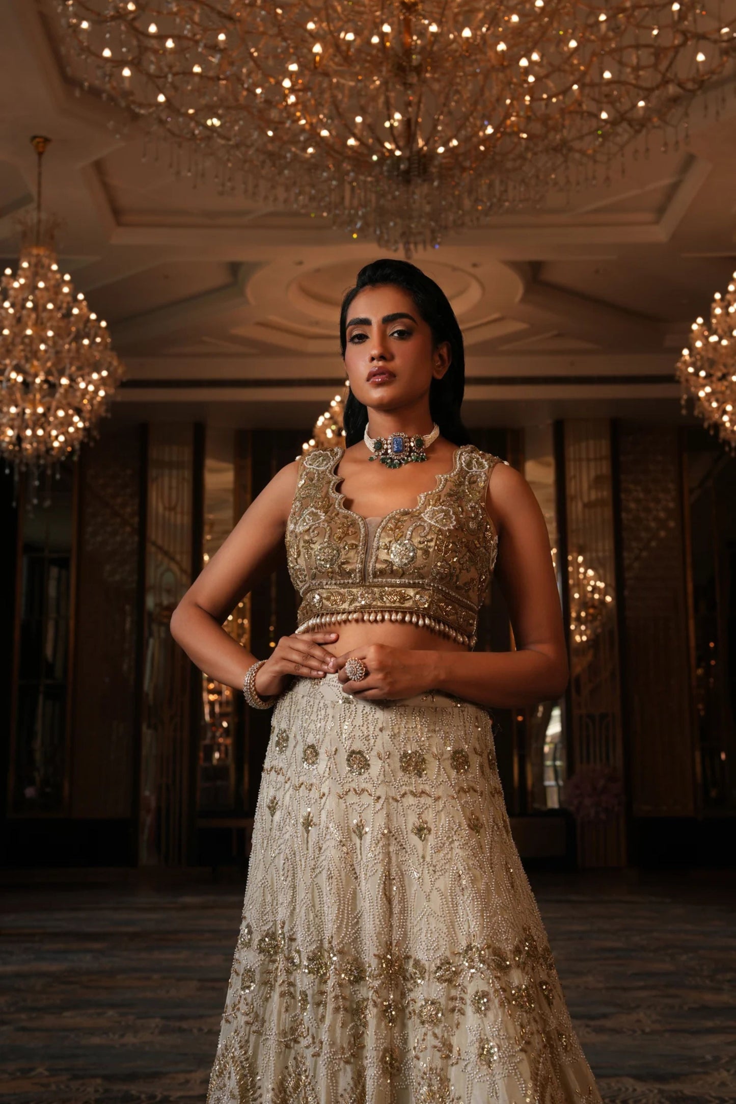 Huma Lehenga Set