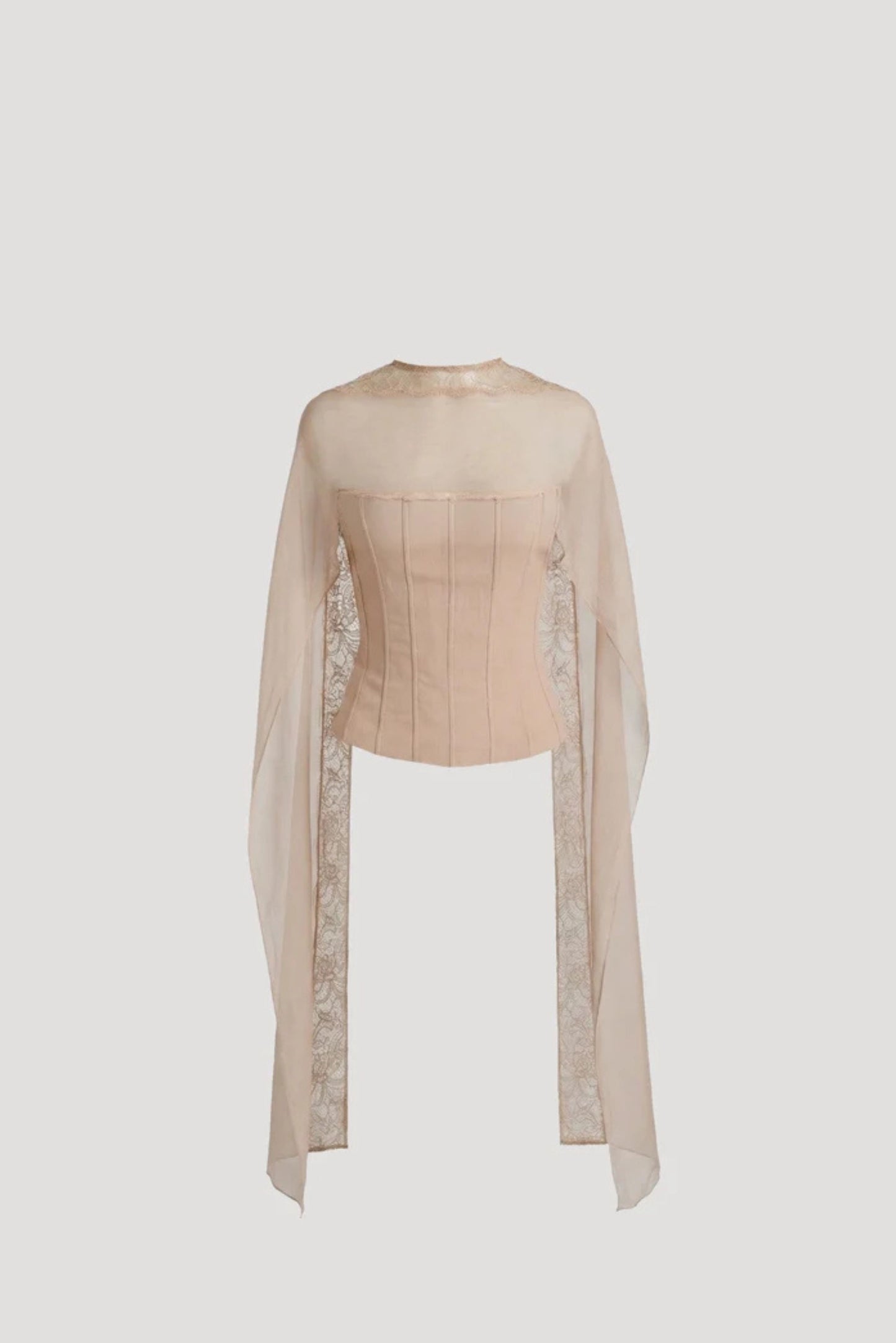 Soft Veil Corset Top