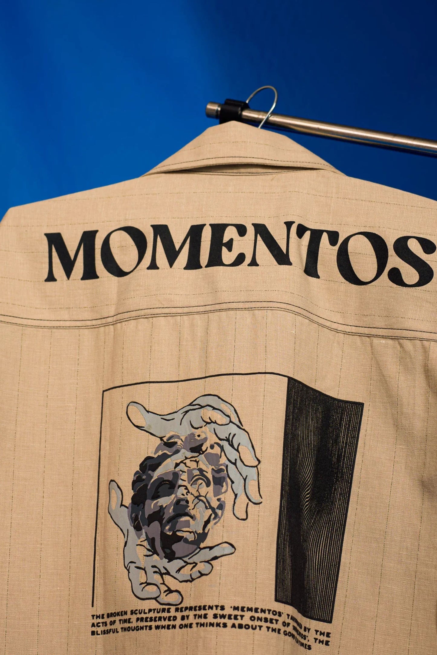 MOMENTOS CROPPED BOWLING SHIRT