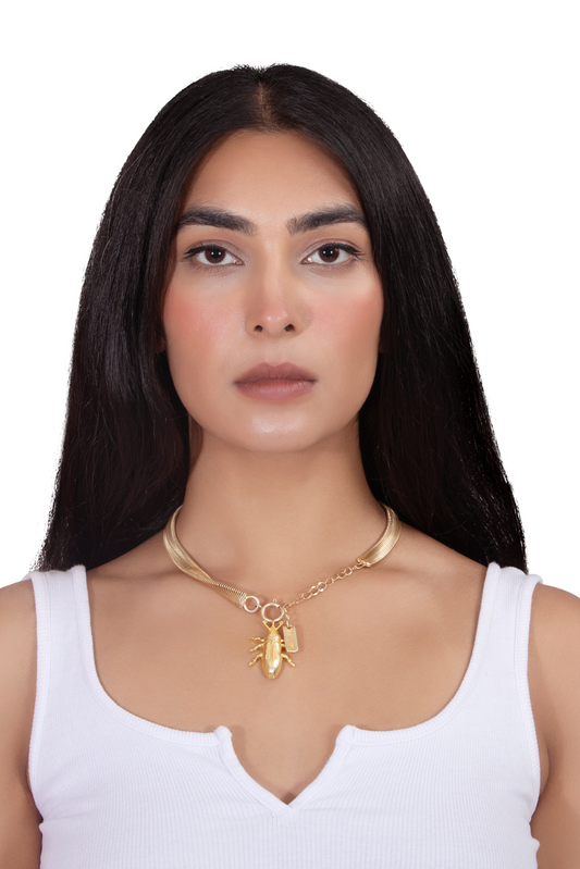 Scarab Gold Pendant