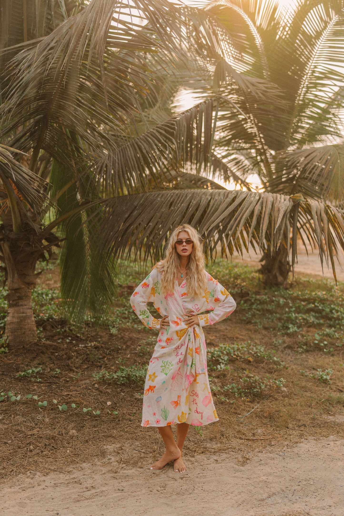 Sugar on the beach shirt dress