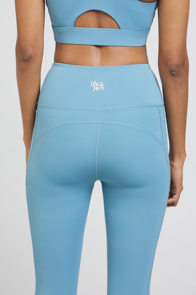 Performance Leggings - Navigator Blue