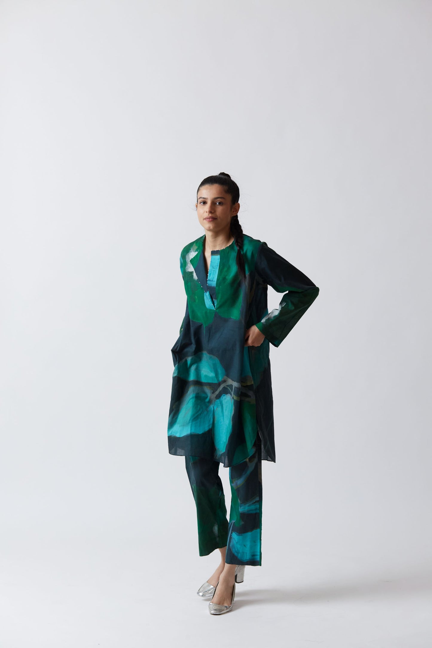 JADE COTTON KURTA SET