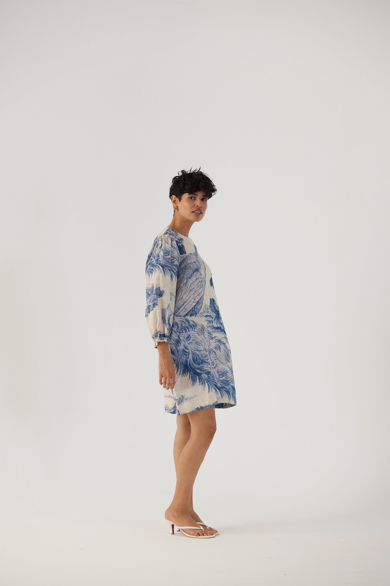 MORNI LINEN SHORT DRESS