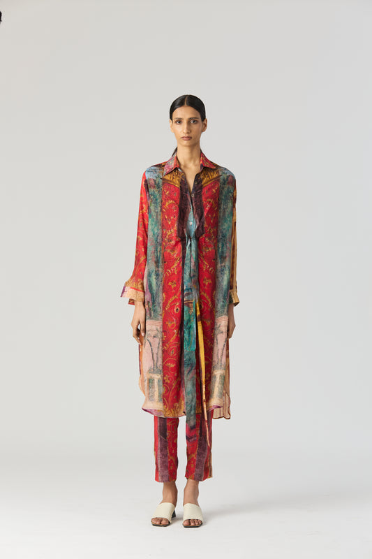 VILLA ROMA WRAP KURTA SET