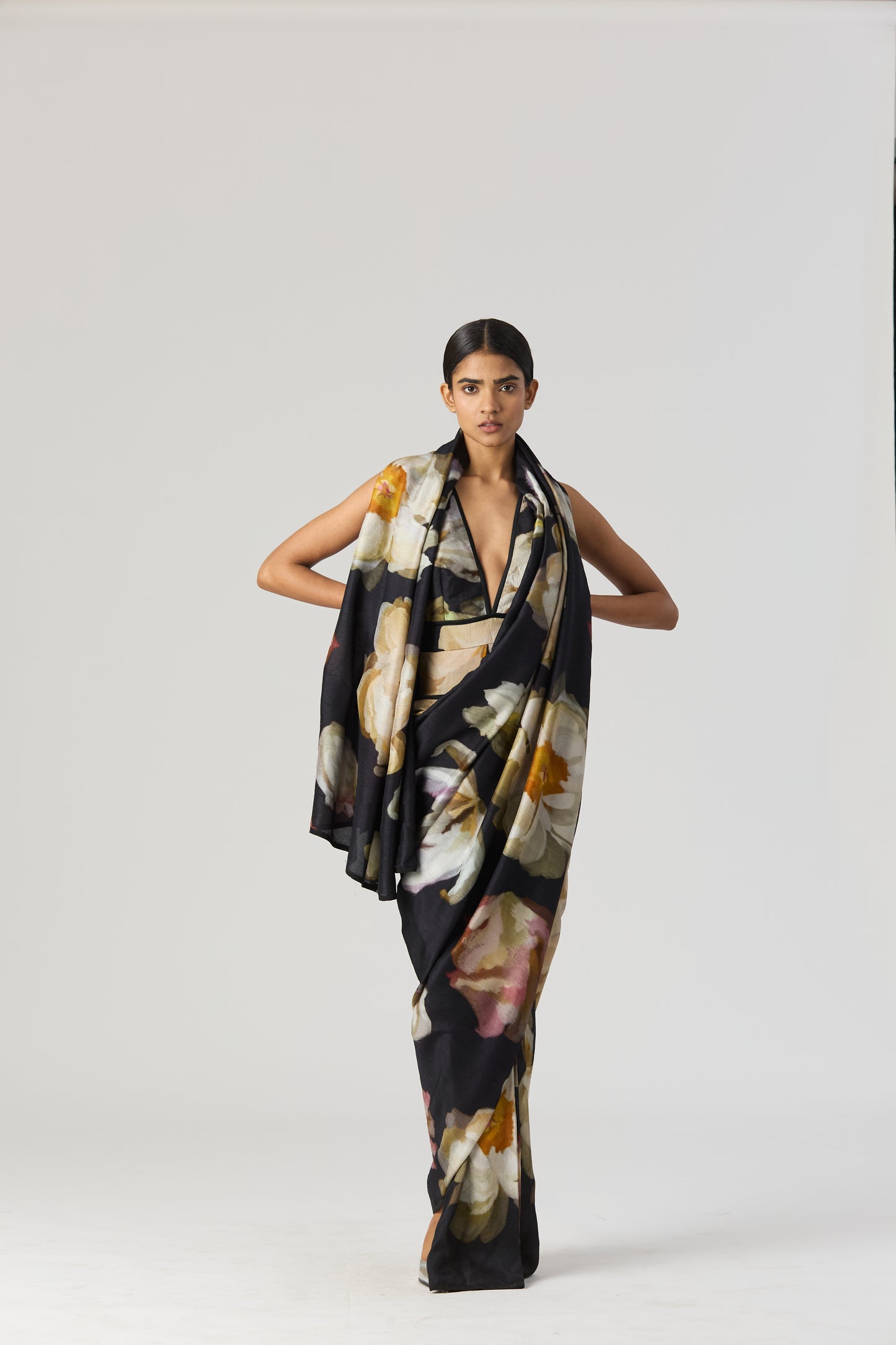 VIVA FIORI PRE-DRAPED SAREE