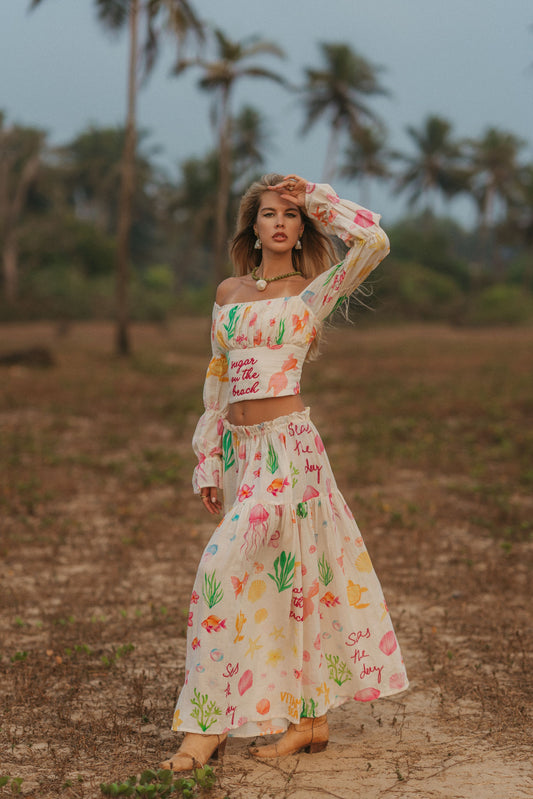 Sugar on the beach skirt