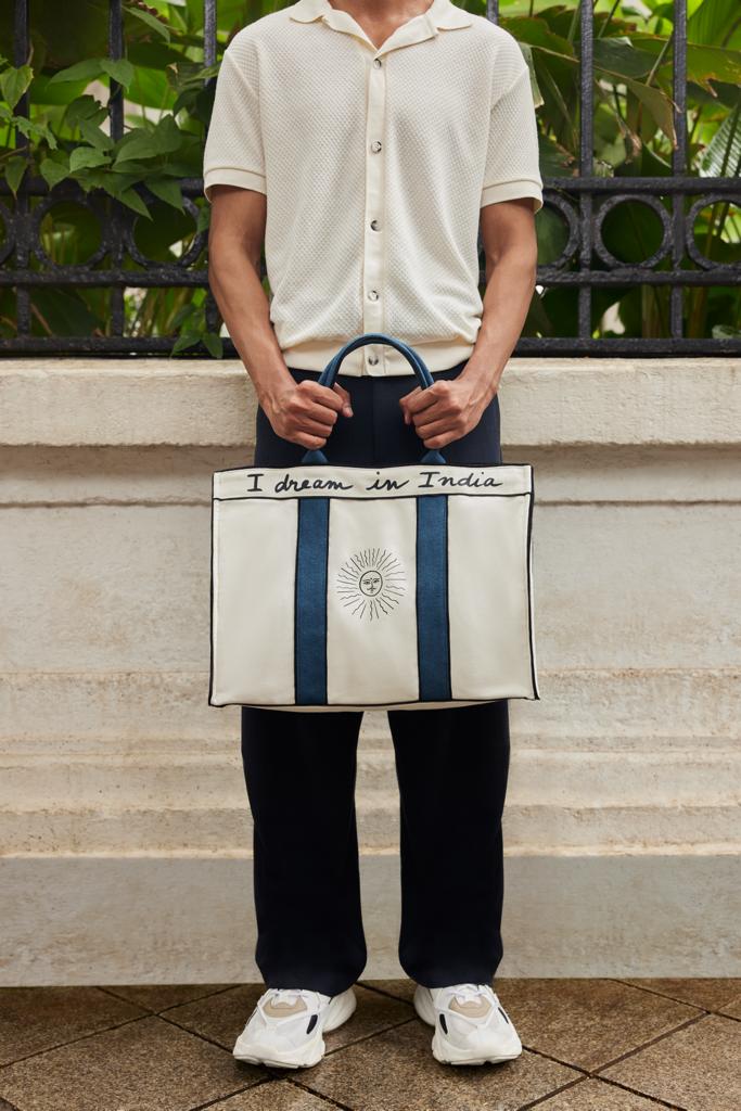 The India Tote - Jodhpur Blue