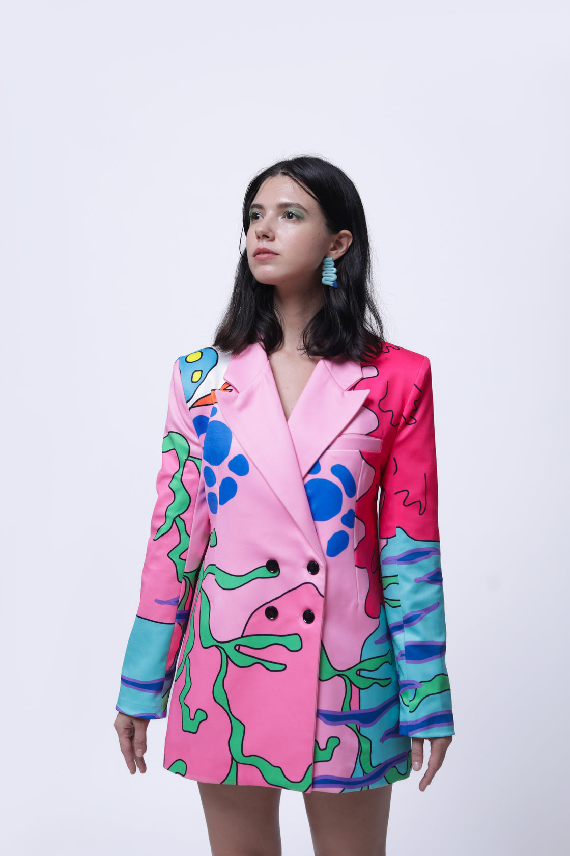 JELLO WAR BLAZER DRESS