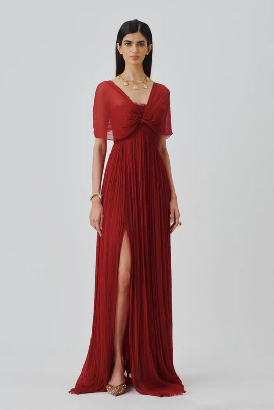 Scarlet Muse Ruched Gown
