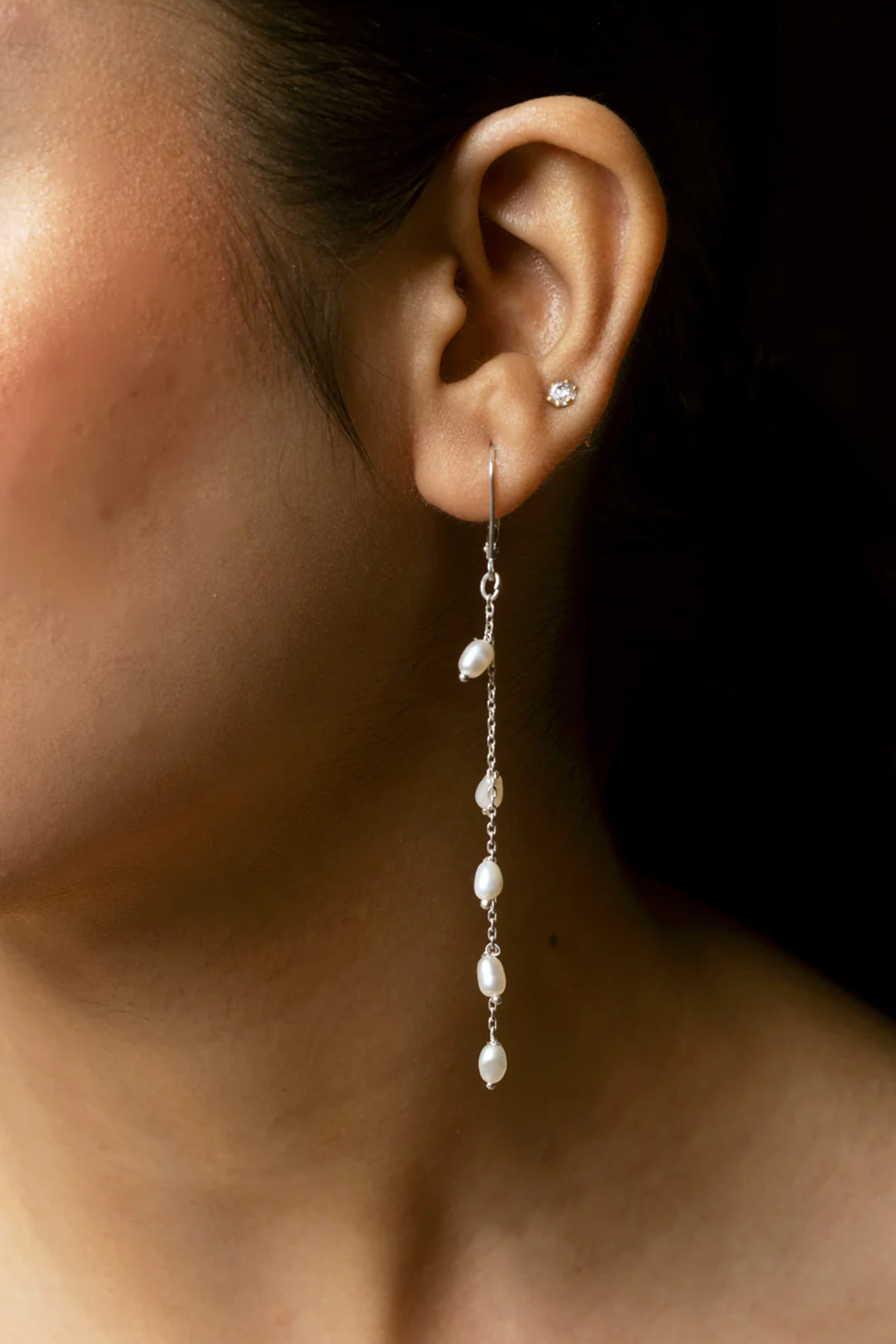 Rohini Pearl Chain Dangle