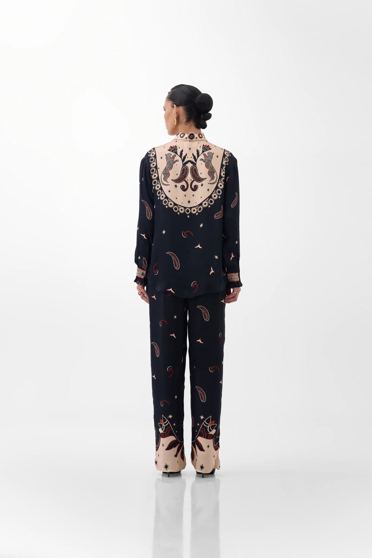 Iris Shirt - Nocturnal Jungle