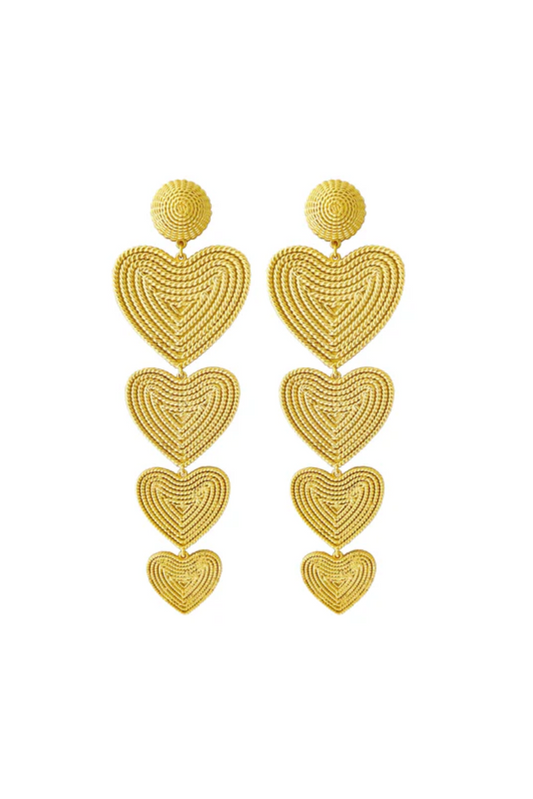 Labyrinthe Heart Danglers