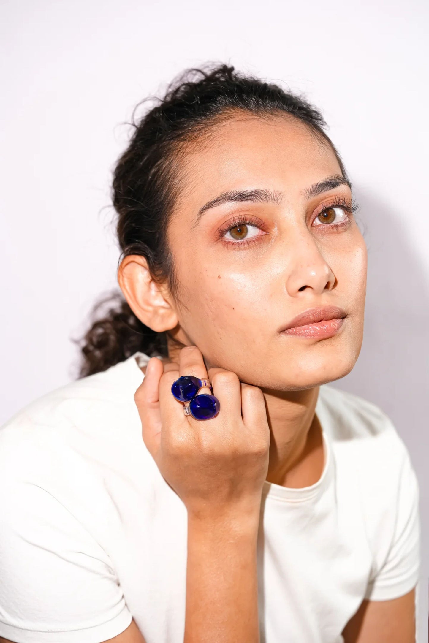 The Amorphous Ring in Blue