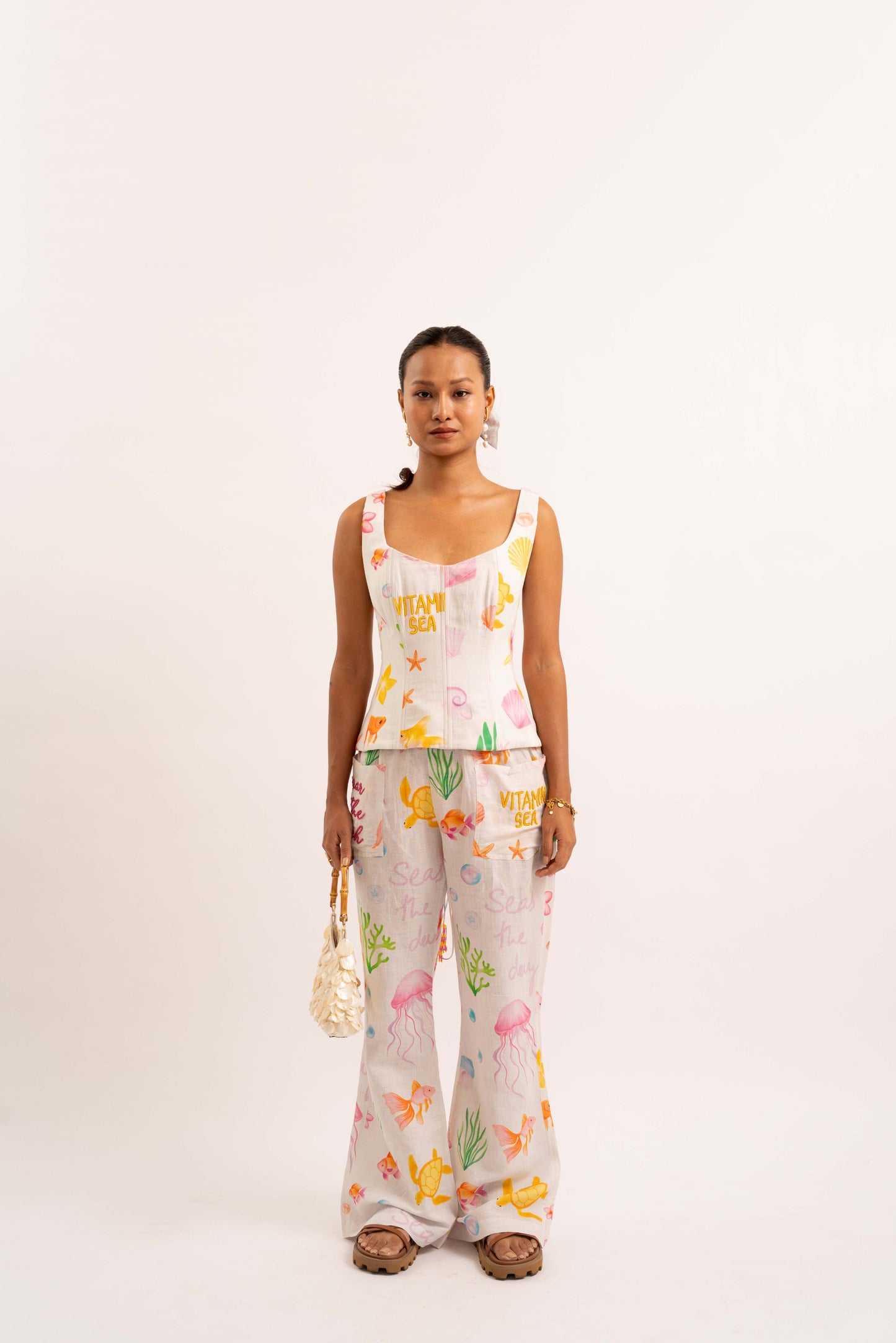 Sugar on the beach sleeveless corset
