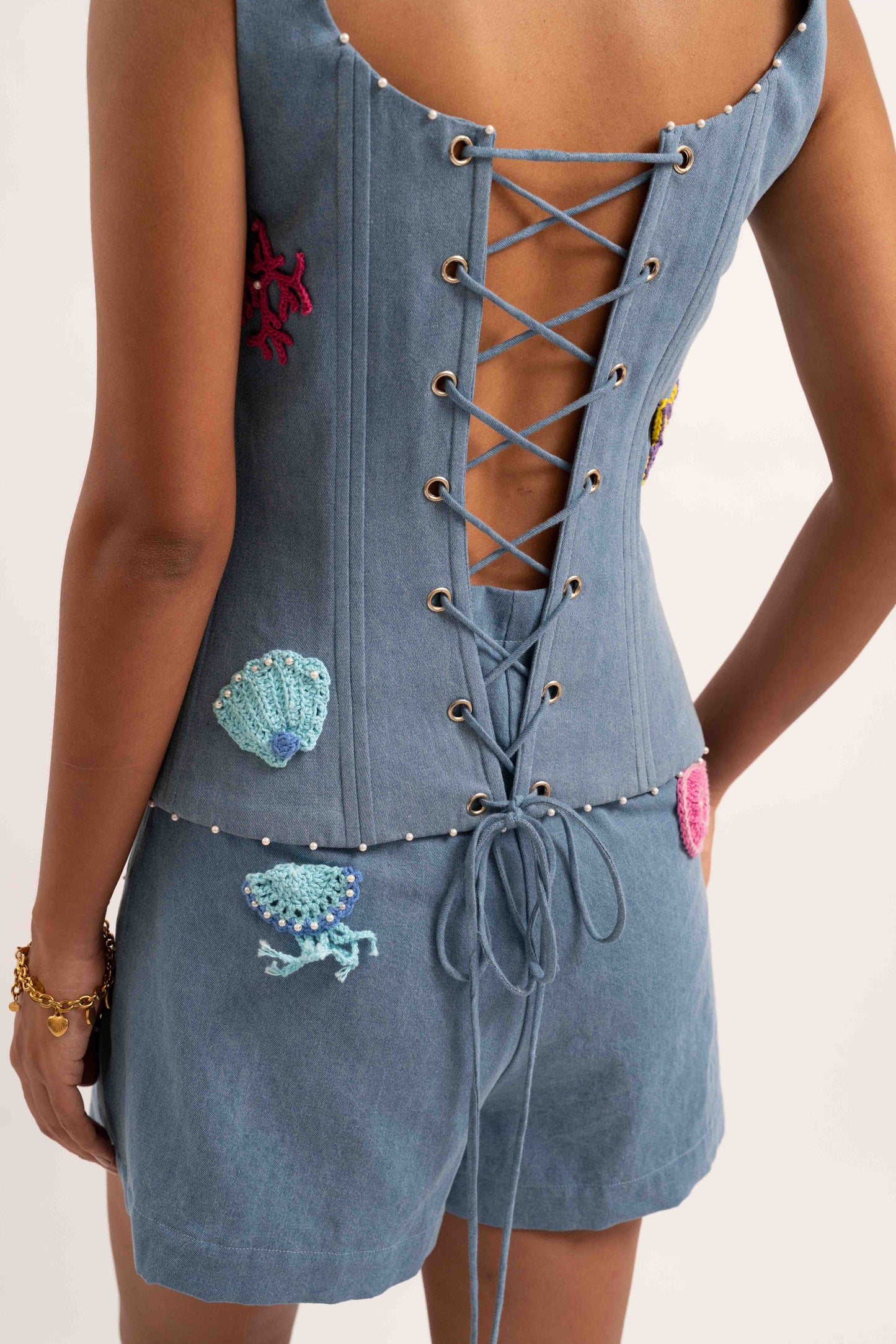 Sugar on the beach crochet skorts