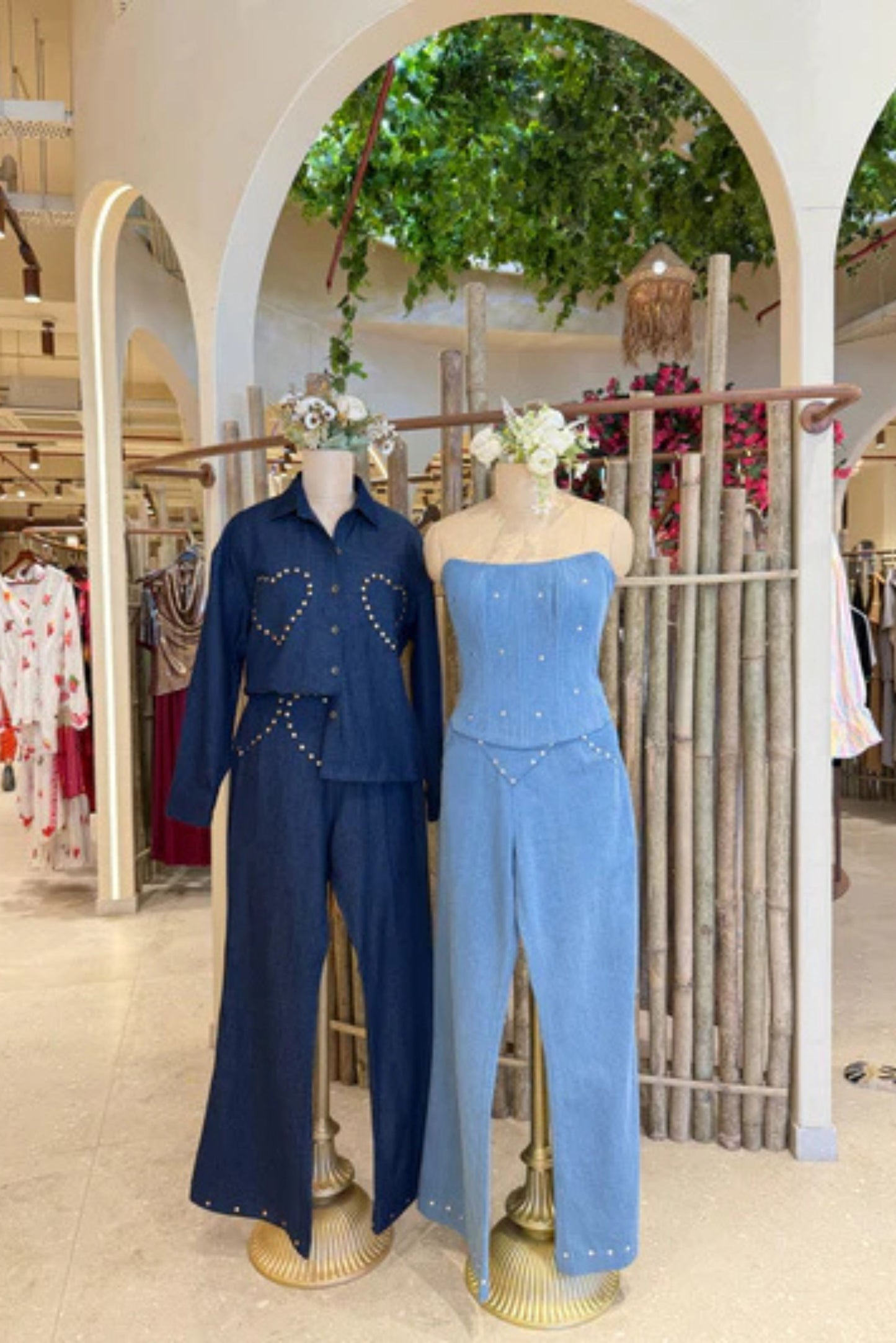 Heart breaker denim pants