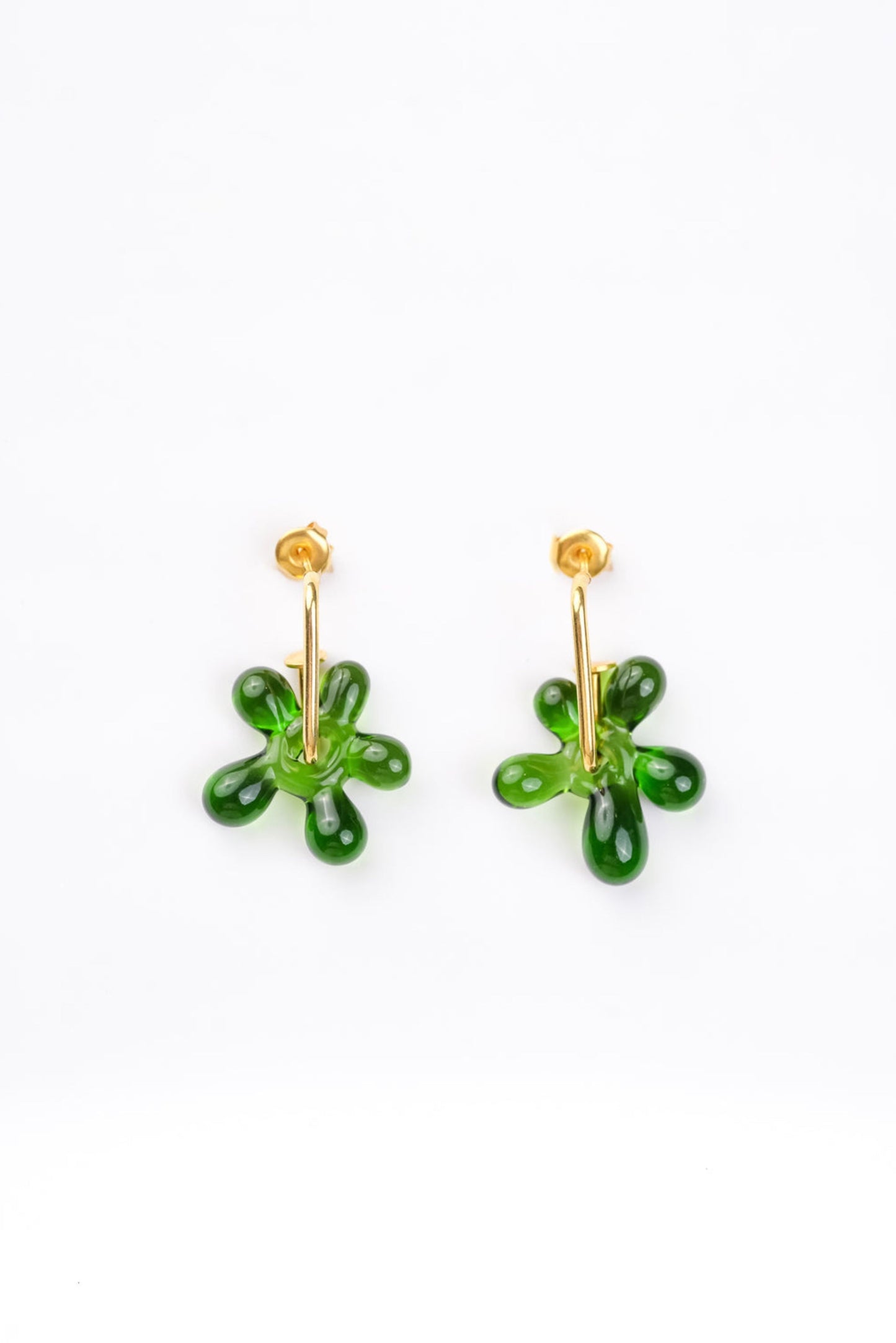 Blossom hoops (Green)