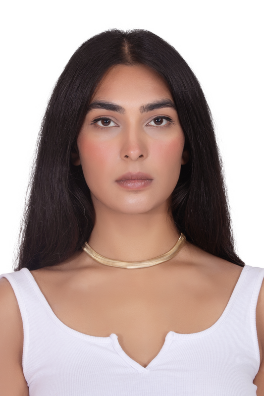 Bahar Thick Gold Chain Necklace