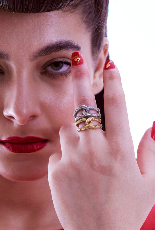 Threaded Interlocked Ring