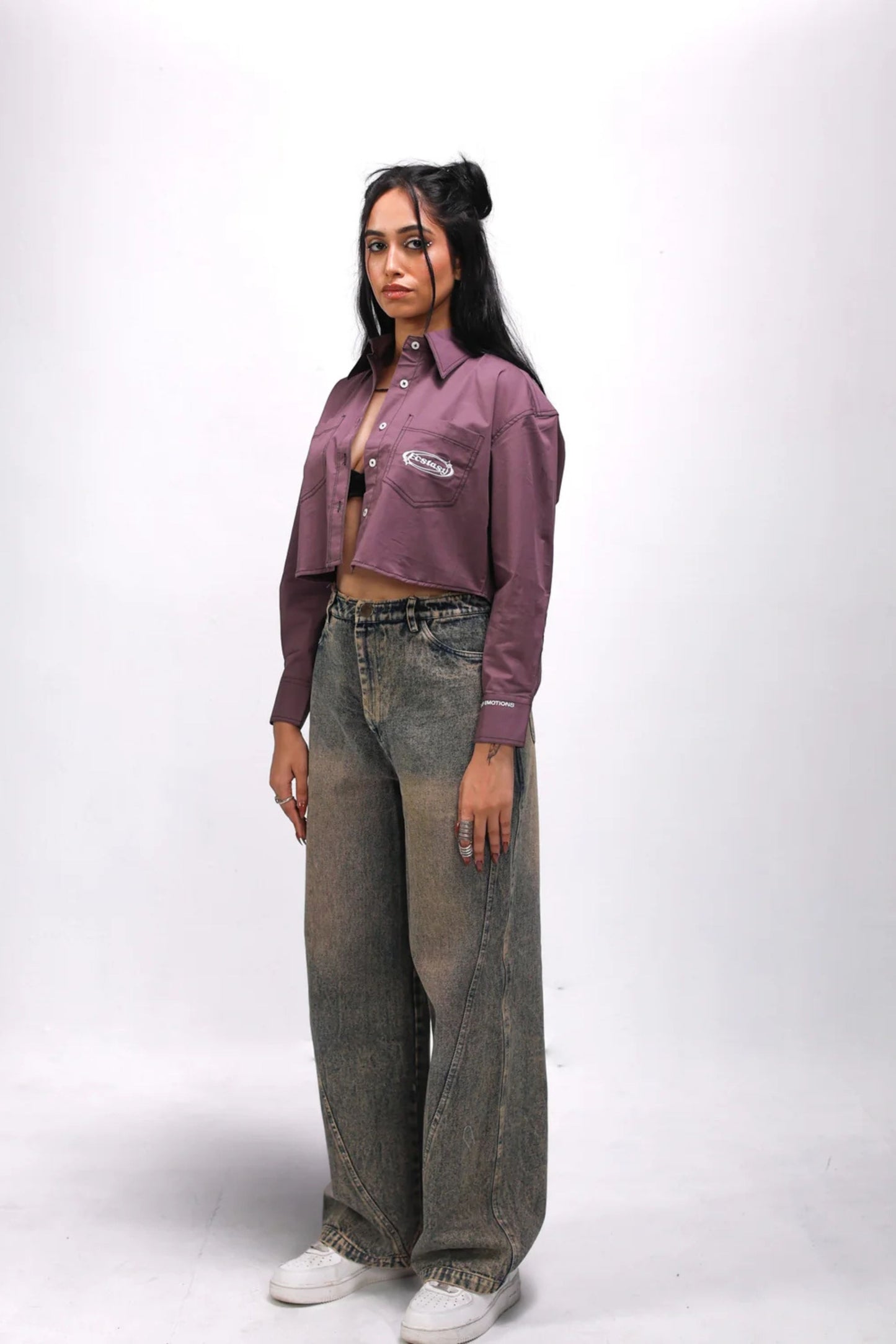 STARDUST WOMEN CROPPED SHIRT