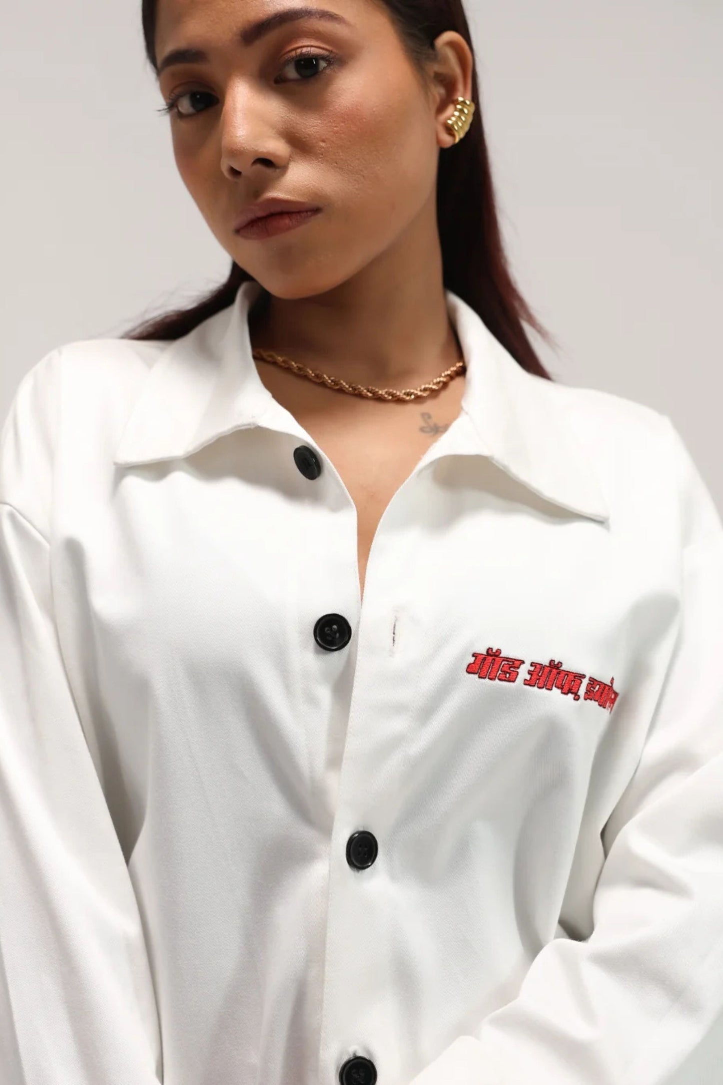 ANANT MUKHA RELAXED OVERSHIRT
