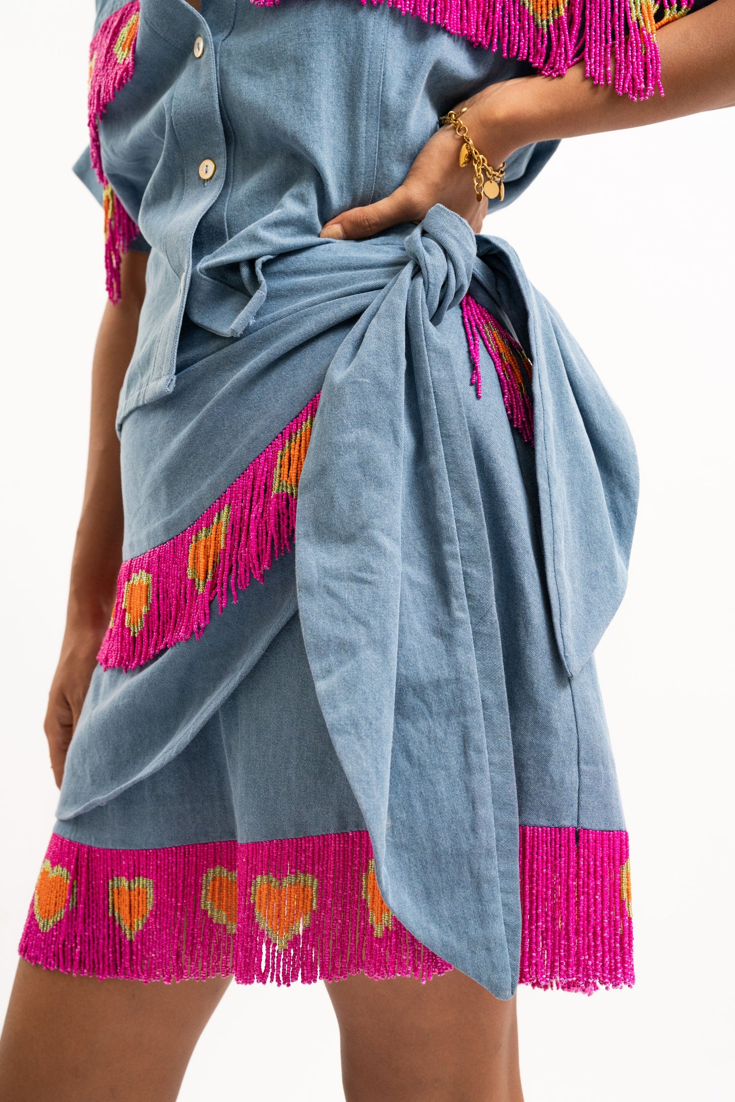 Tassel love story shirt