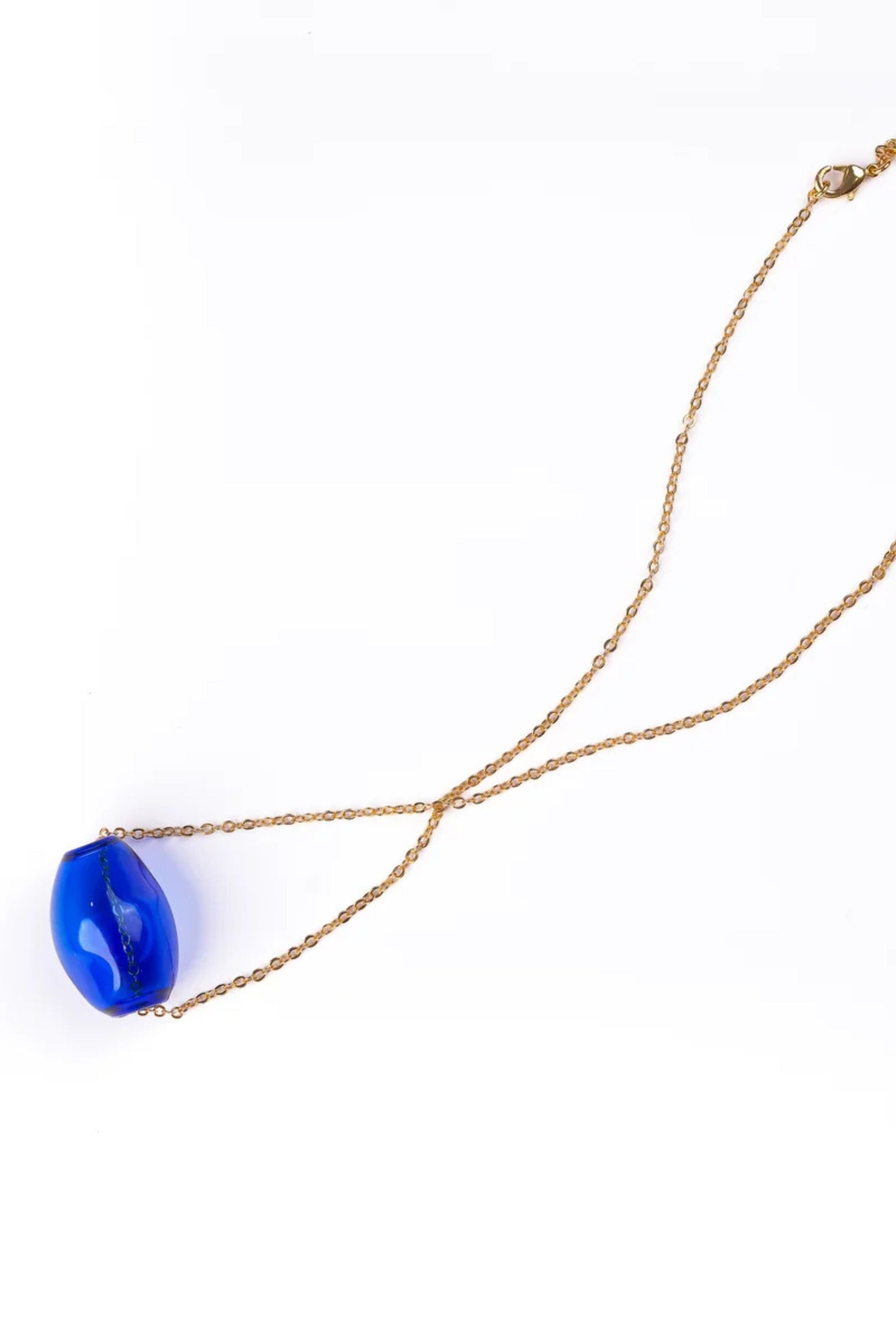 Sleek Bubble Chain in Blue