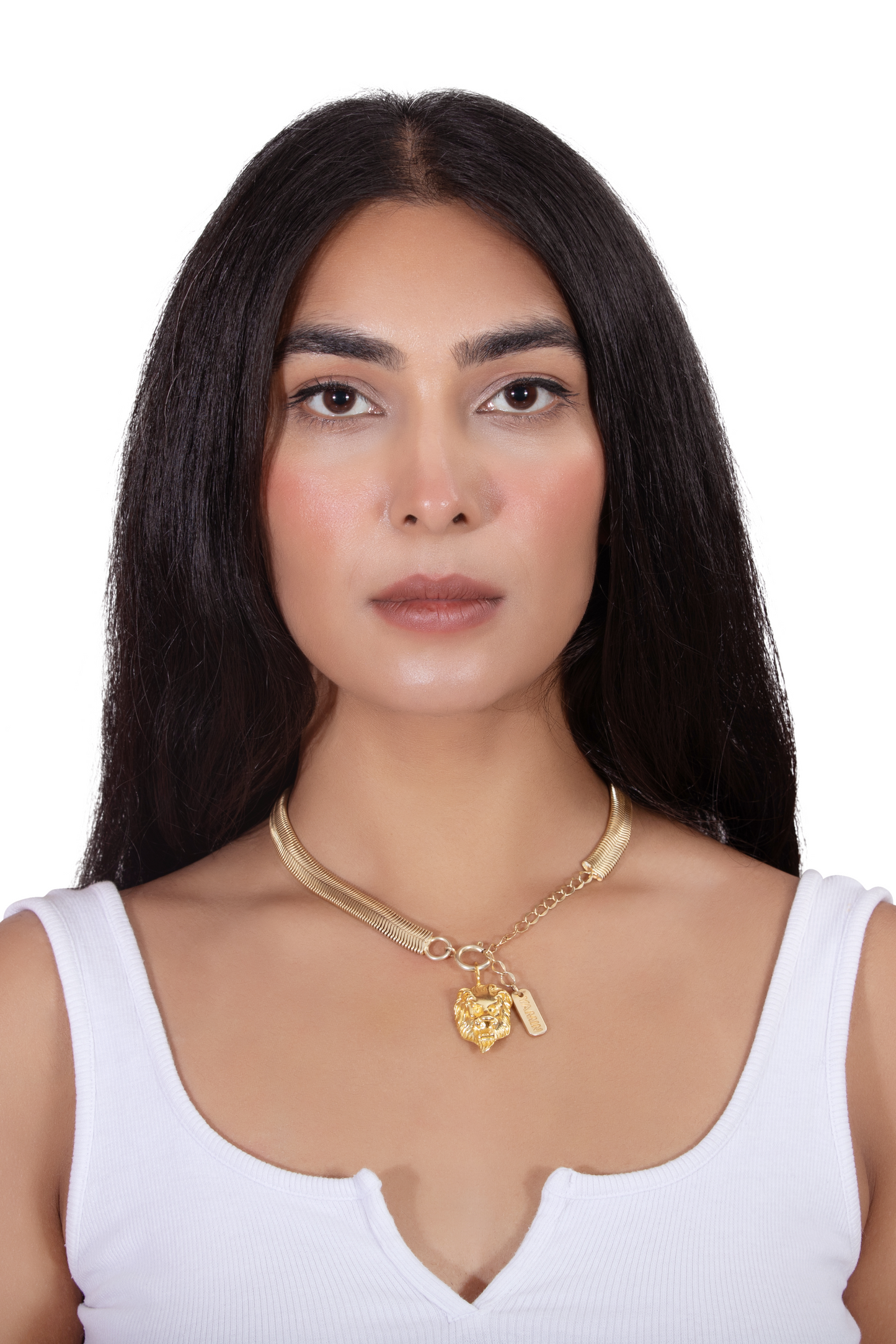 Bahar Thick Gold Chain Necklace