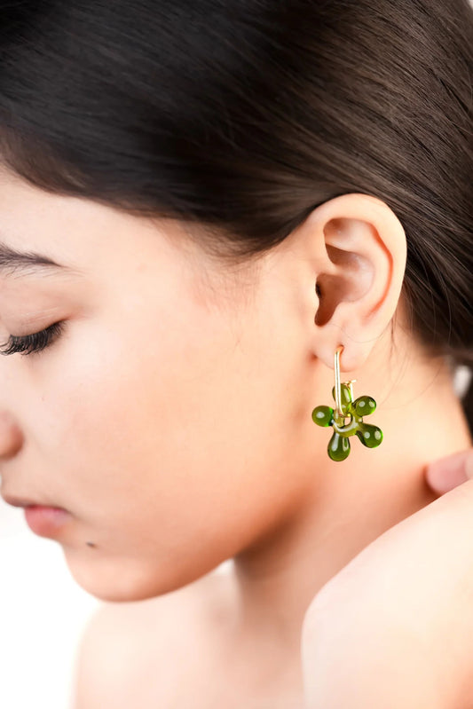 Blossom hoops (Green)