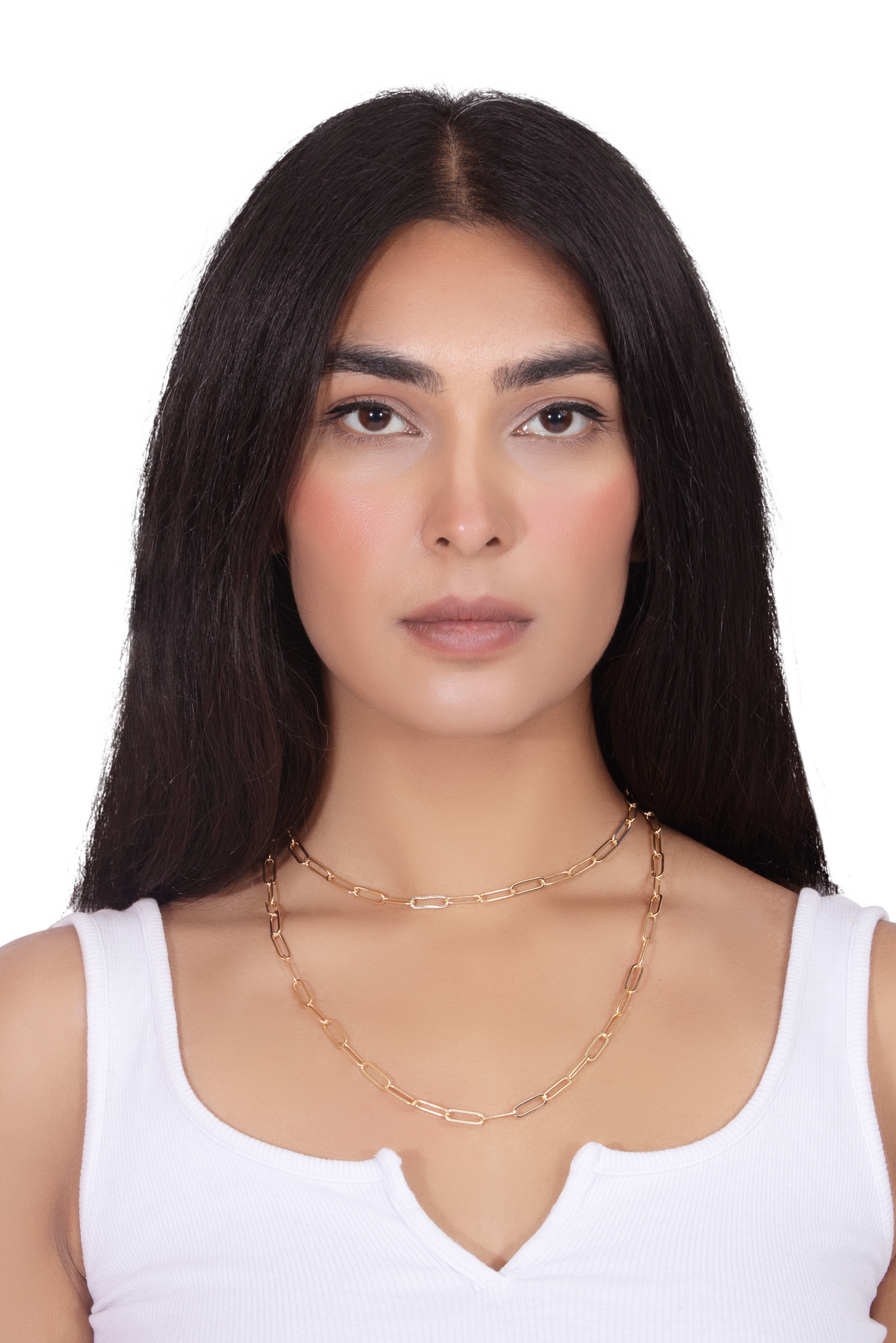 Simone Gold Chain Link Necklace