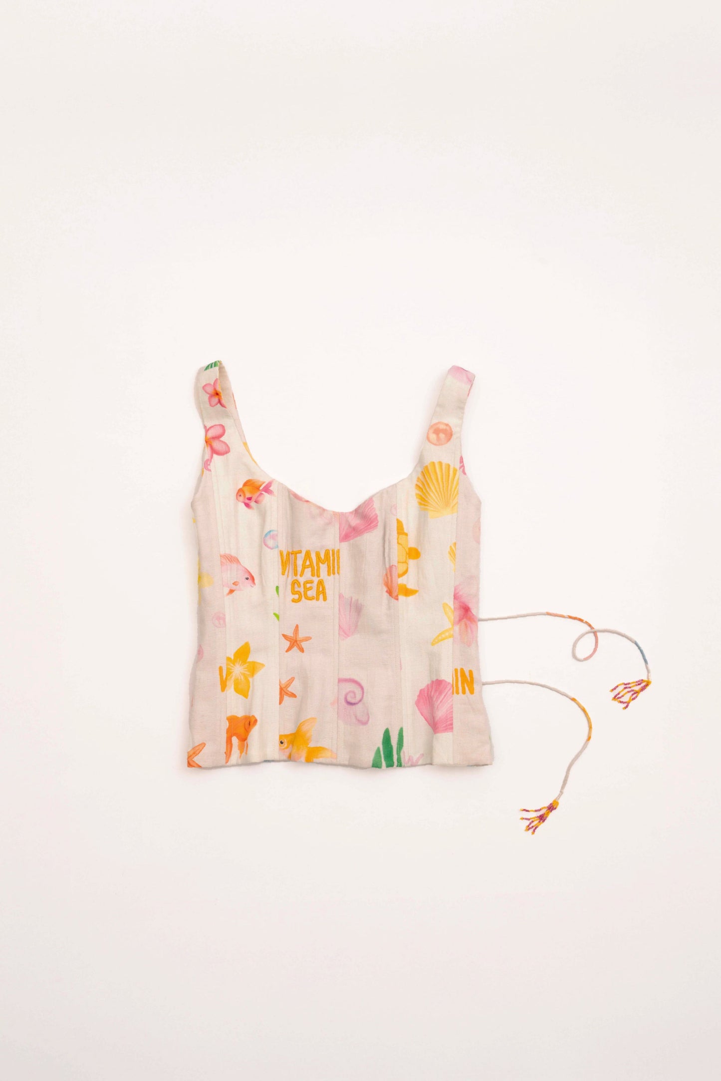Sugar on the beach sleeveless corset