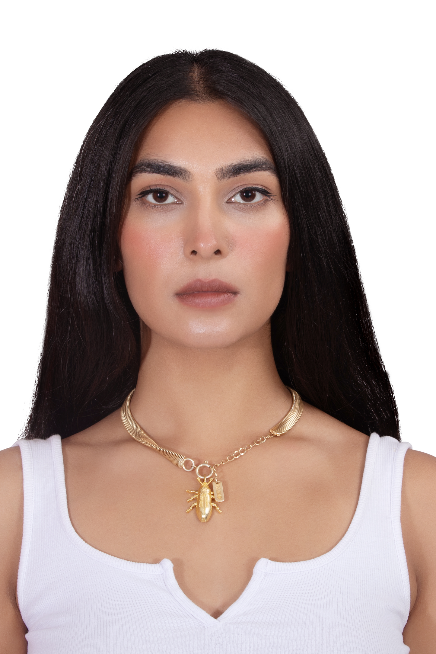 Bahar Thick Gold Chain Necklace