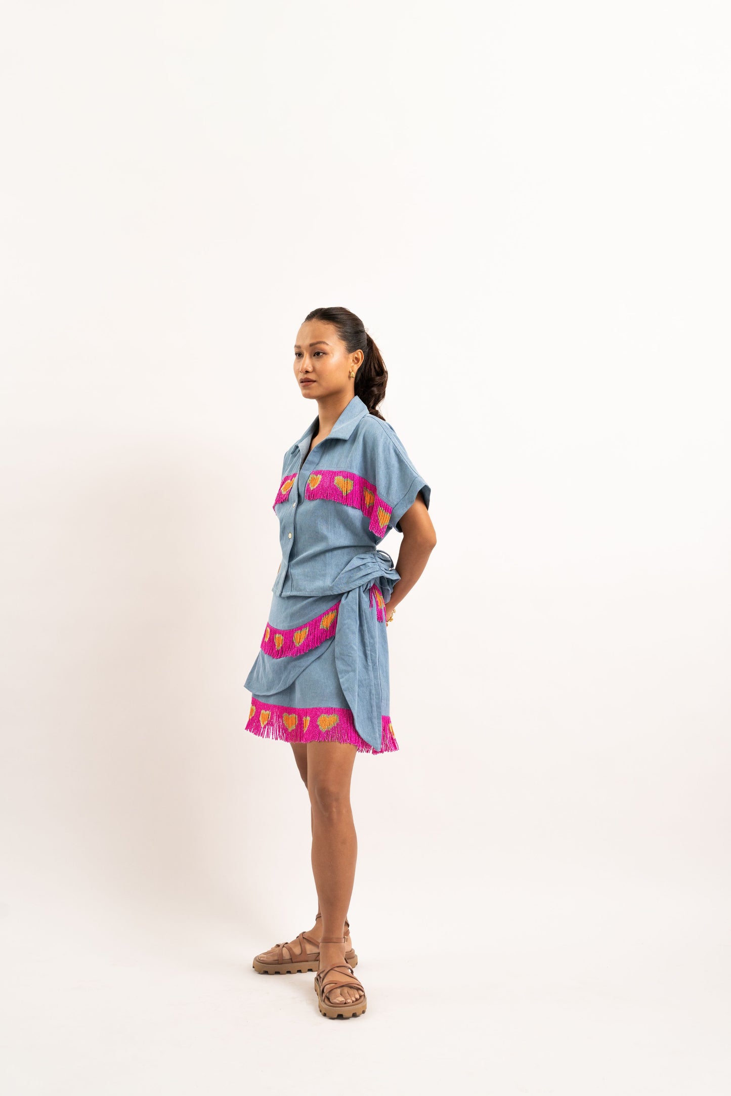 Tassel love story skorts