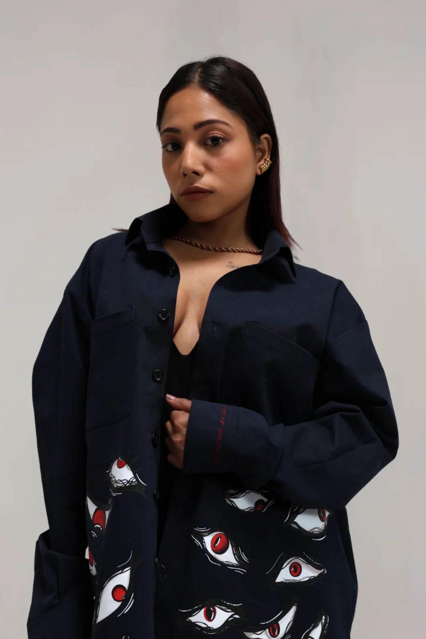 THE ALL SEEING FEAR OVERSIZED SHIRT