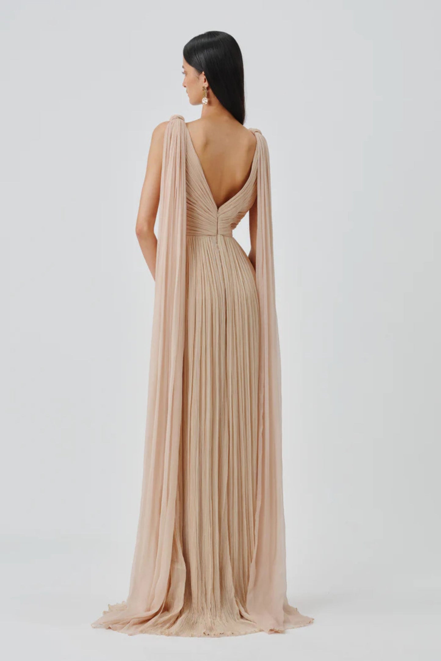 Athena Ruched Gown