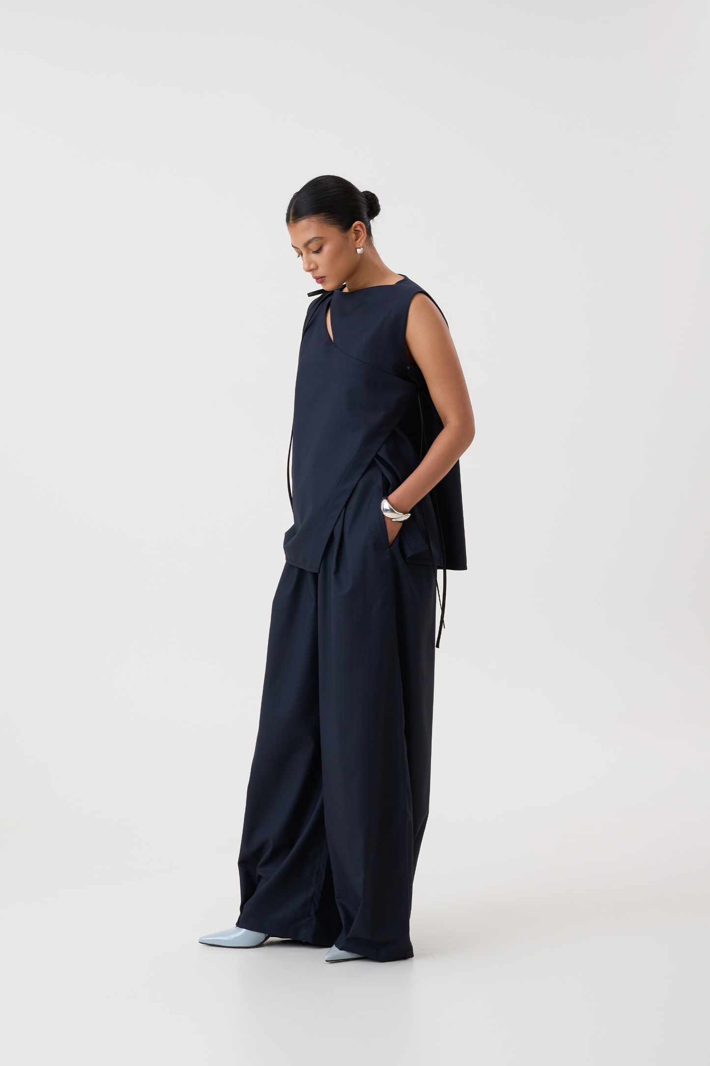 IRA PLEATED TROUSERS