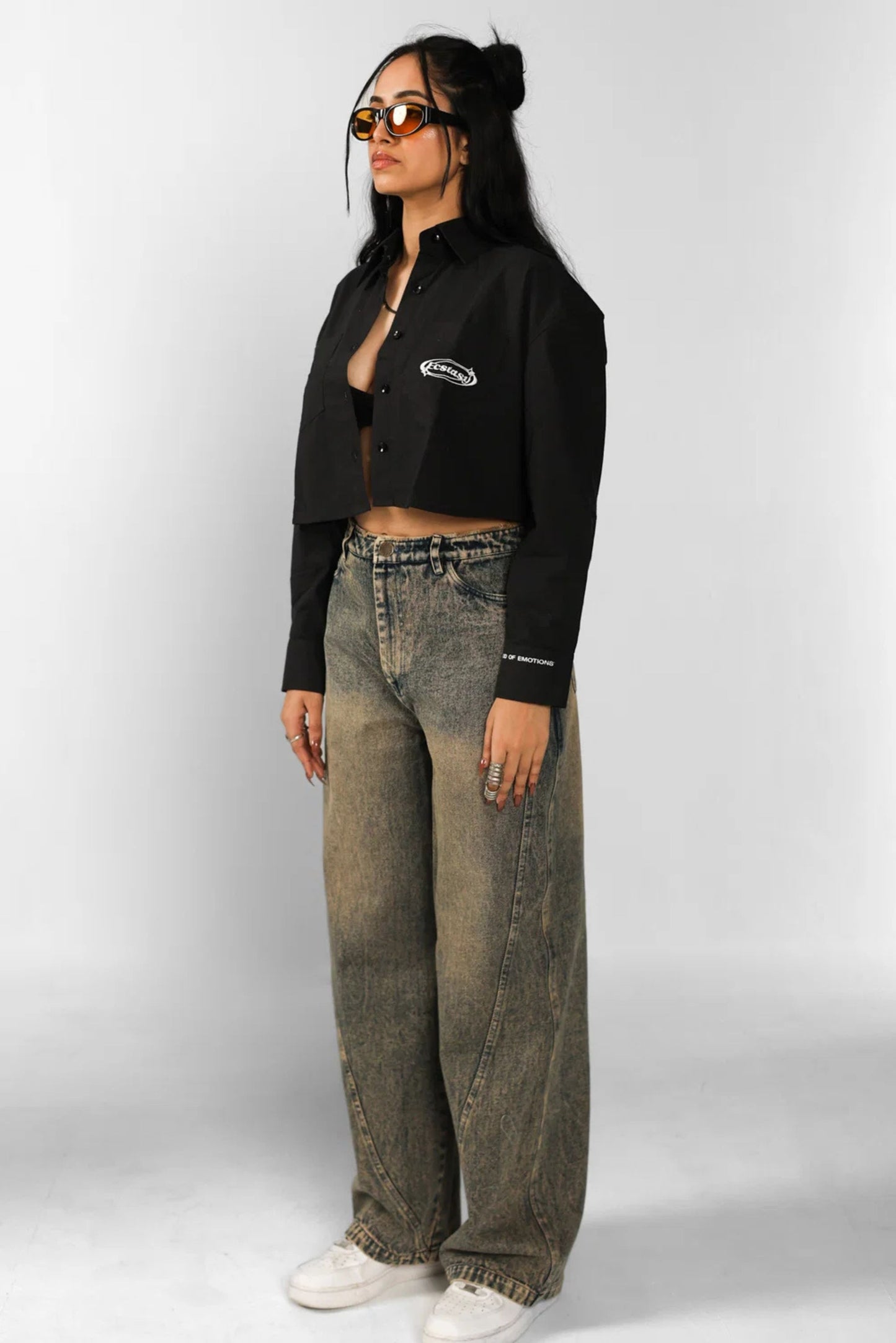 ECSTATIC DANCE WOMEN CROPPED SHIRT
