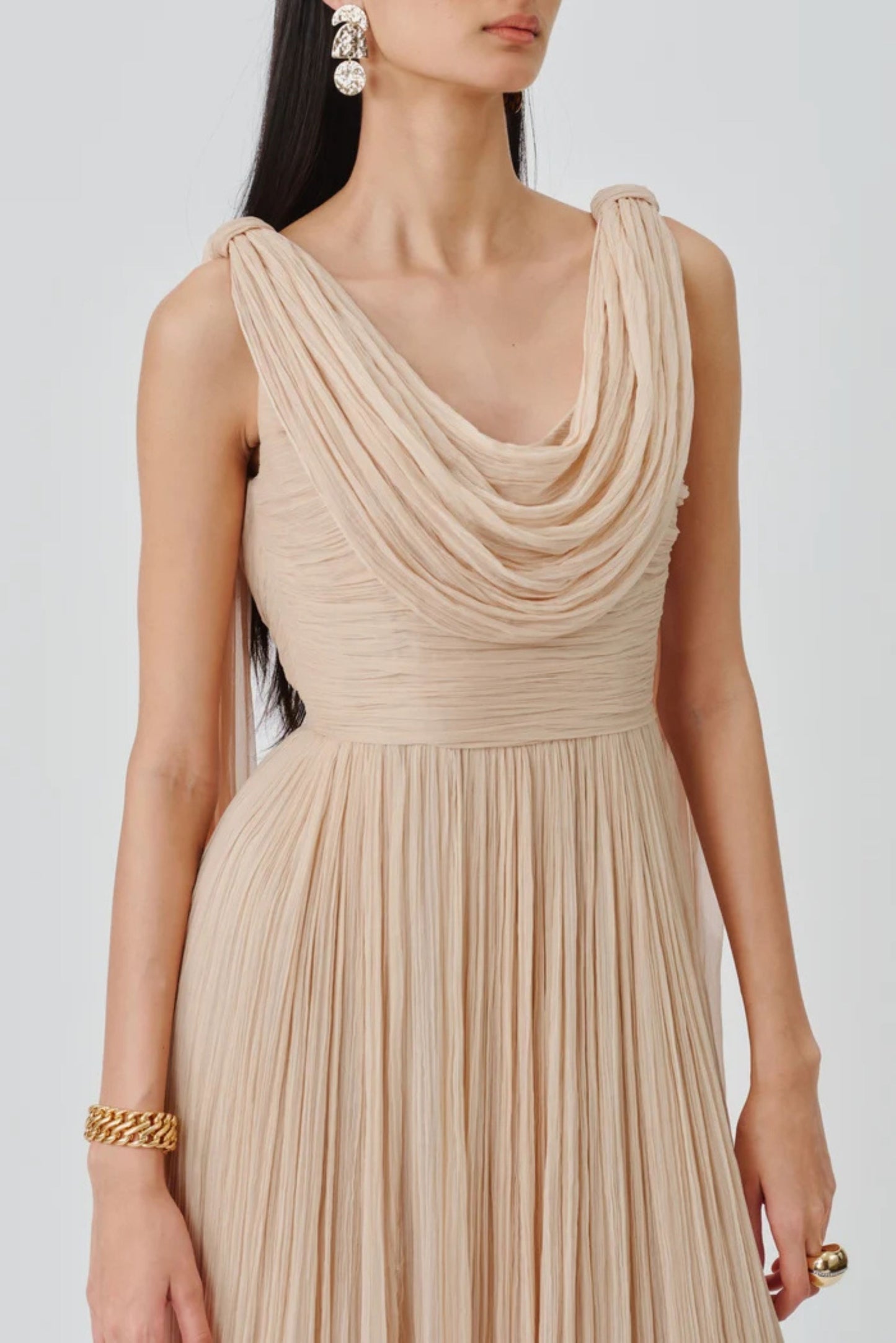Athena Ruched Gown