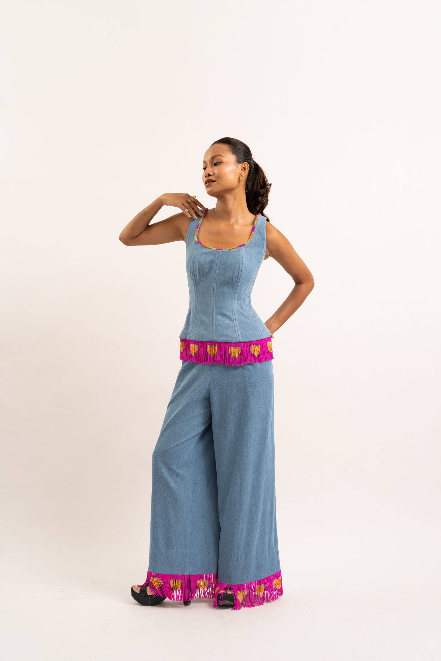 Tassel love story corset